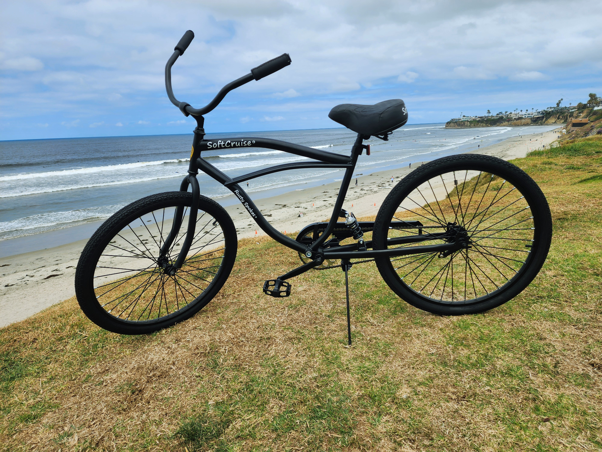 cruiser pedal bike Men’s Beach Cruiser 26 Inch SoftCruise® Black
